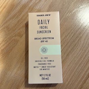 Trader Joe daily sunscreen